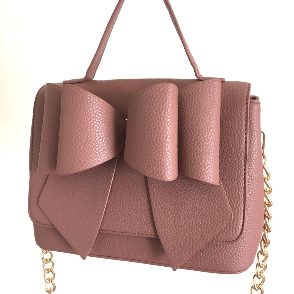 Large Bow Mauve Pink Harajuku Kawaii Handbag - Picture 2 of 10